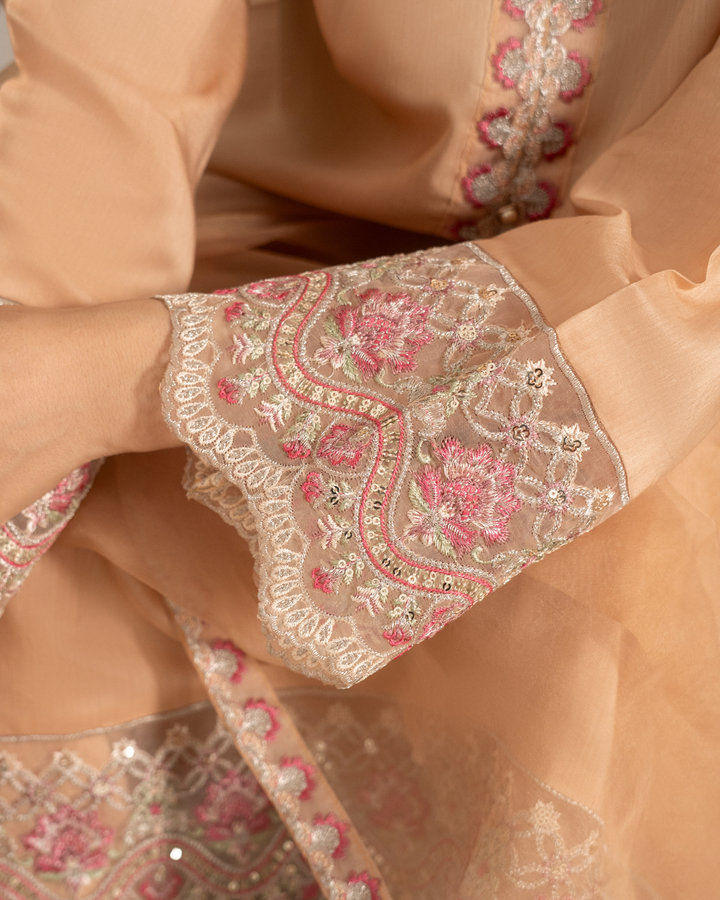 3Pc Embroidered Silk Viscose FATAH-F25-0019