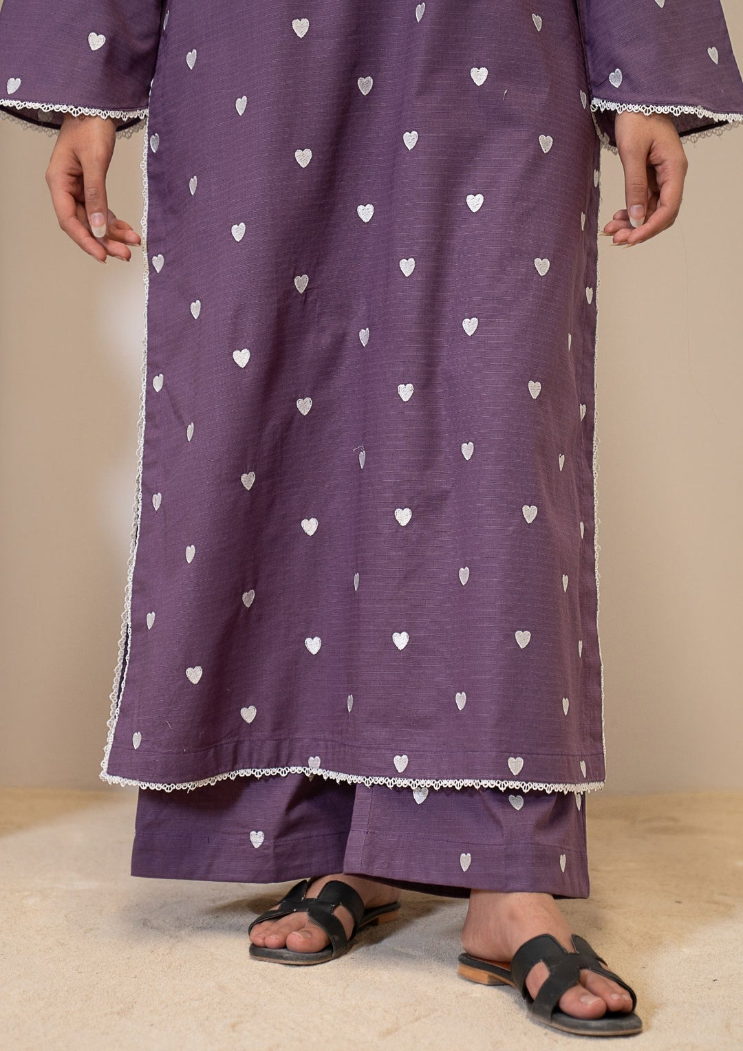 2Pc Embroidered Lawn Purple RIW-R26-0036