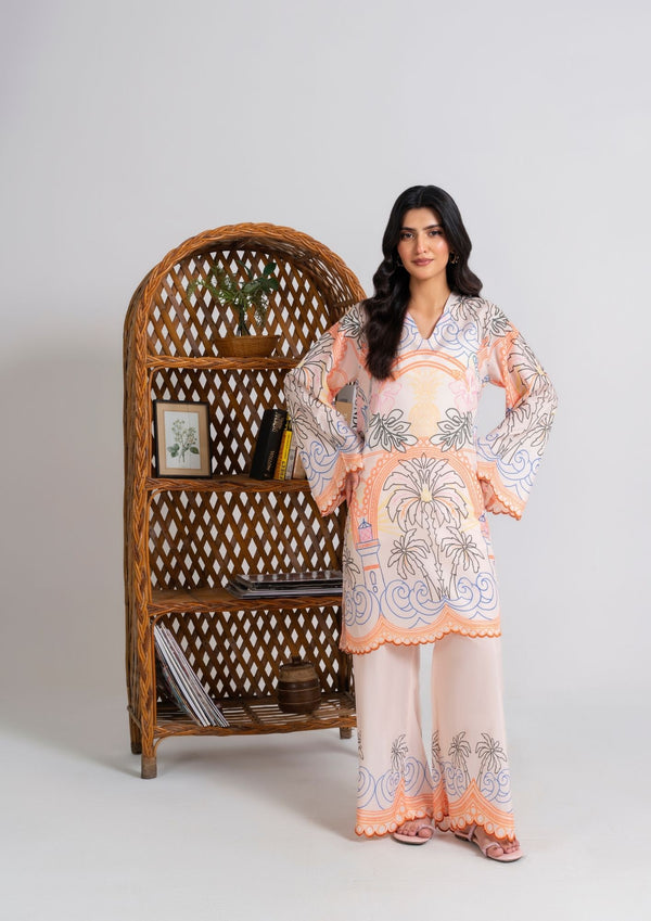 2Pc Sunset Breeze Swiss Silk JUPITER-F25-0014
