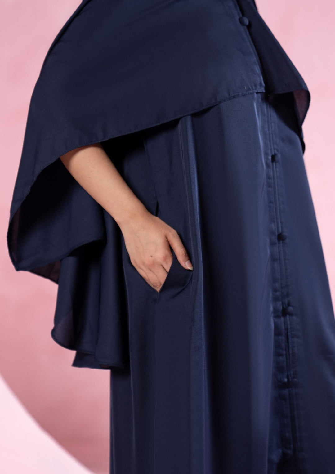 Midnight Cape Abaya ABL-A26-0005