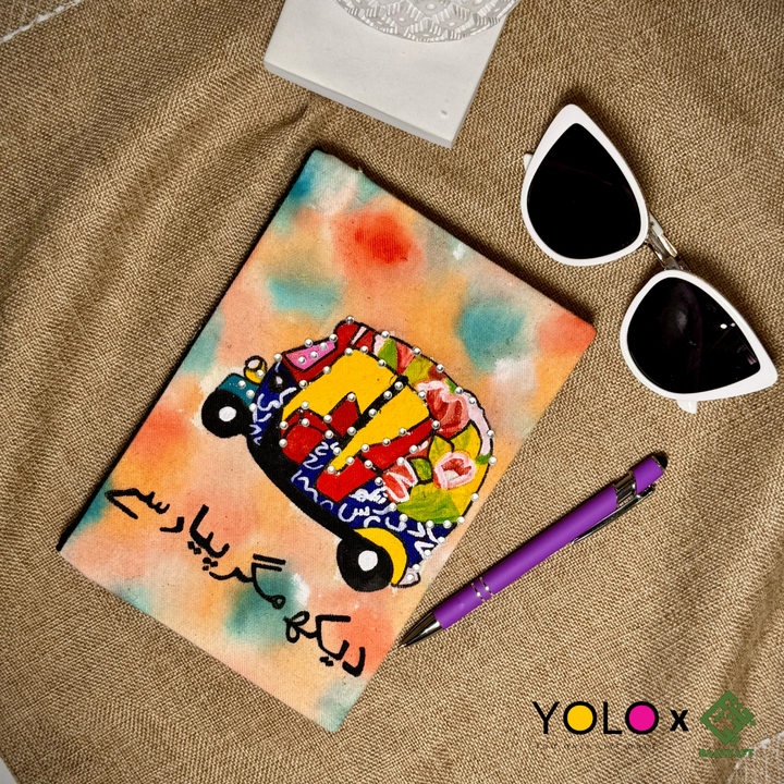 HANDCRAFTED AND HANDPAINTED DIARY BAZ-D25-0008