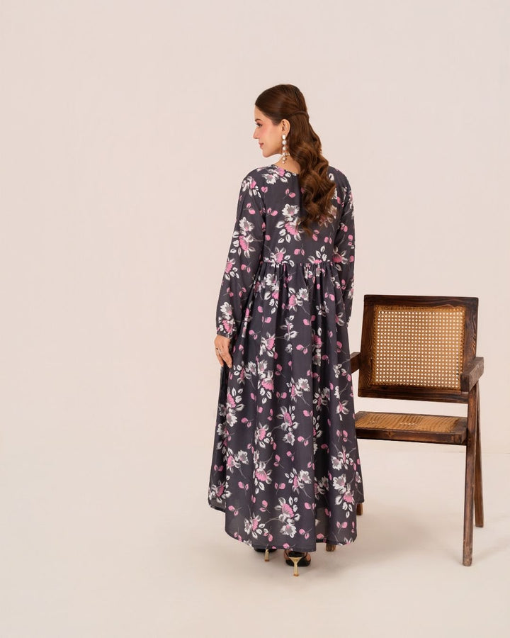 1Pc Digital Print Swiss Silk Long Tunic JUPITER-F25-0041