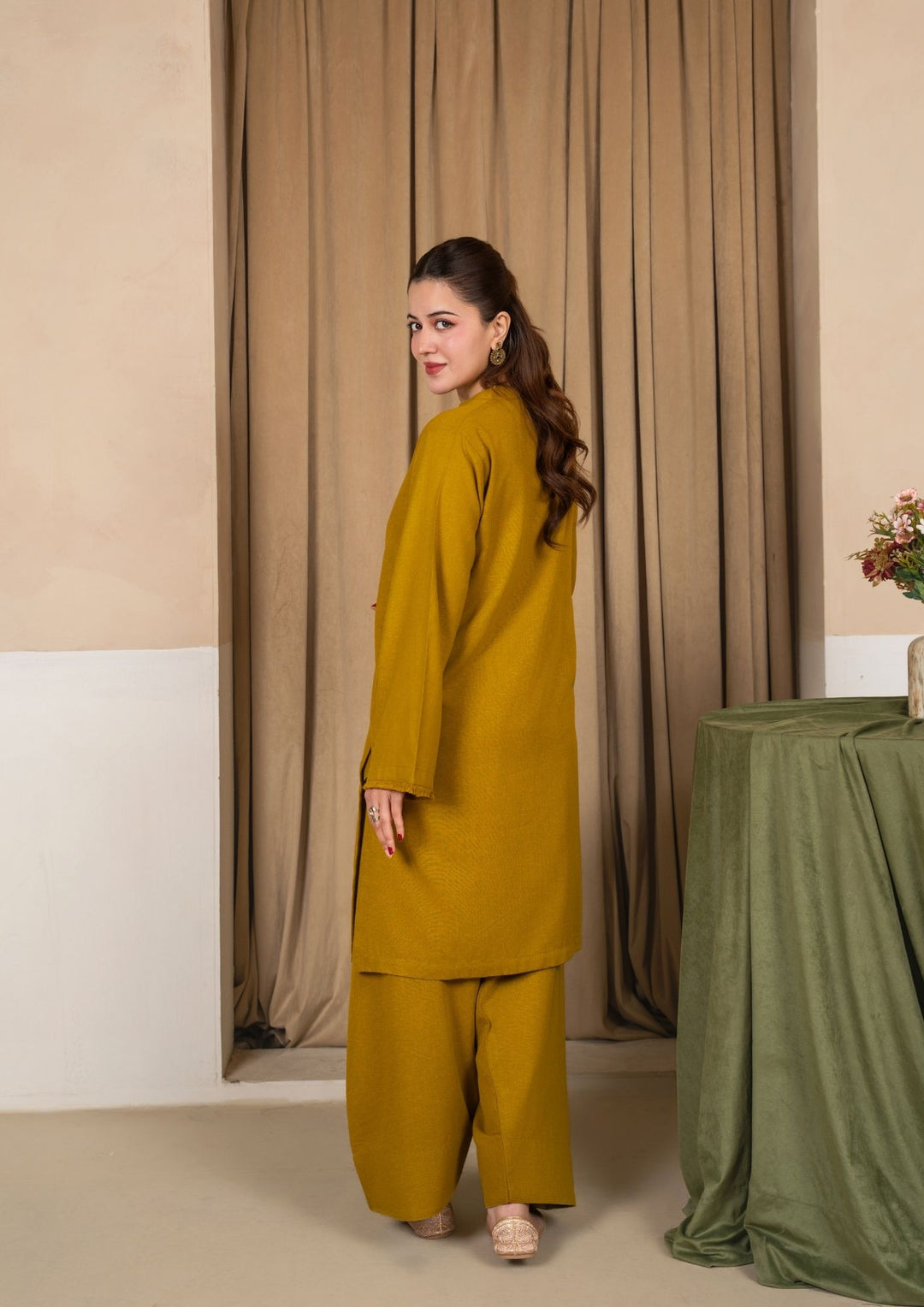 2pc Alpine Karandi with Farshi Shalwar ROZ-W25-0008