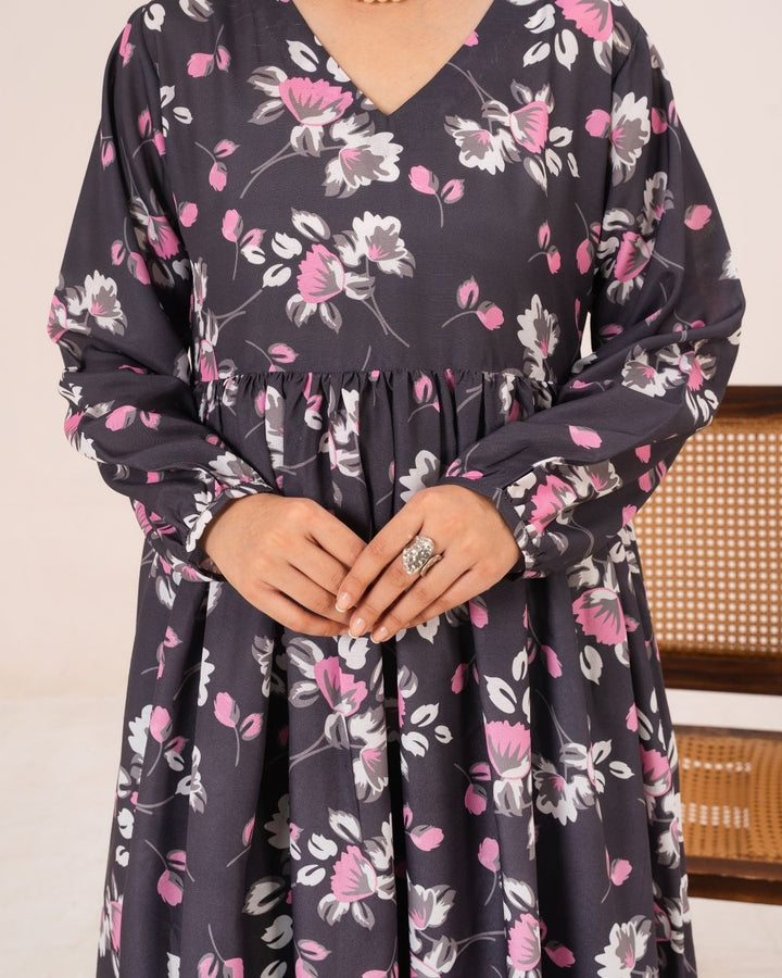 1Pc Digital Print Swiss Silk Long Tunic JUPITER-F25-0041