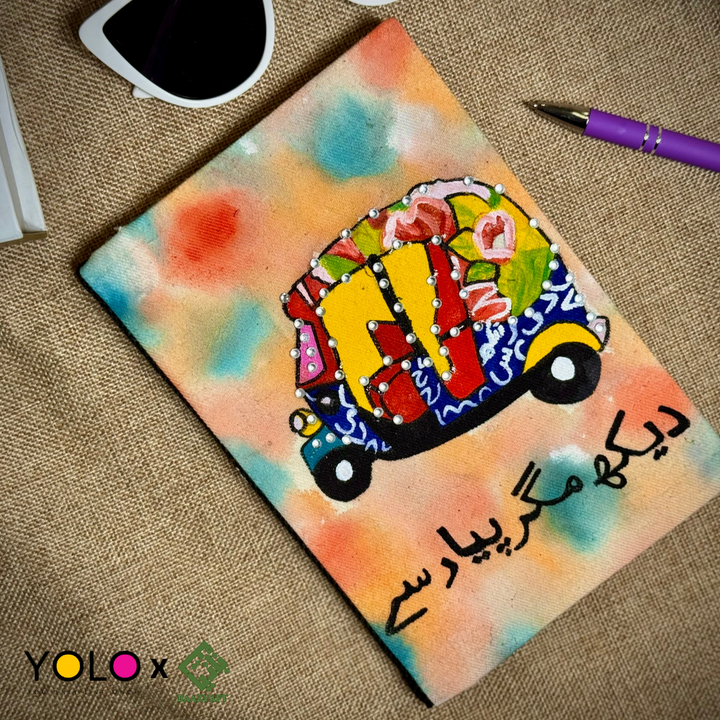 HANDCRAFTED AND HANDPAINTED DIARY BAZ-D25-0008