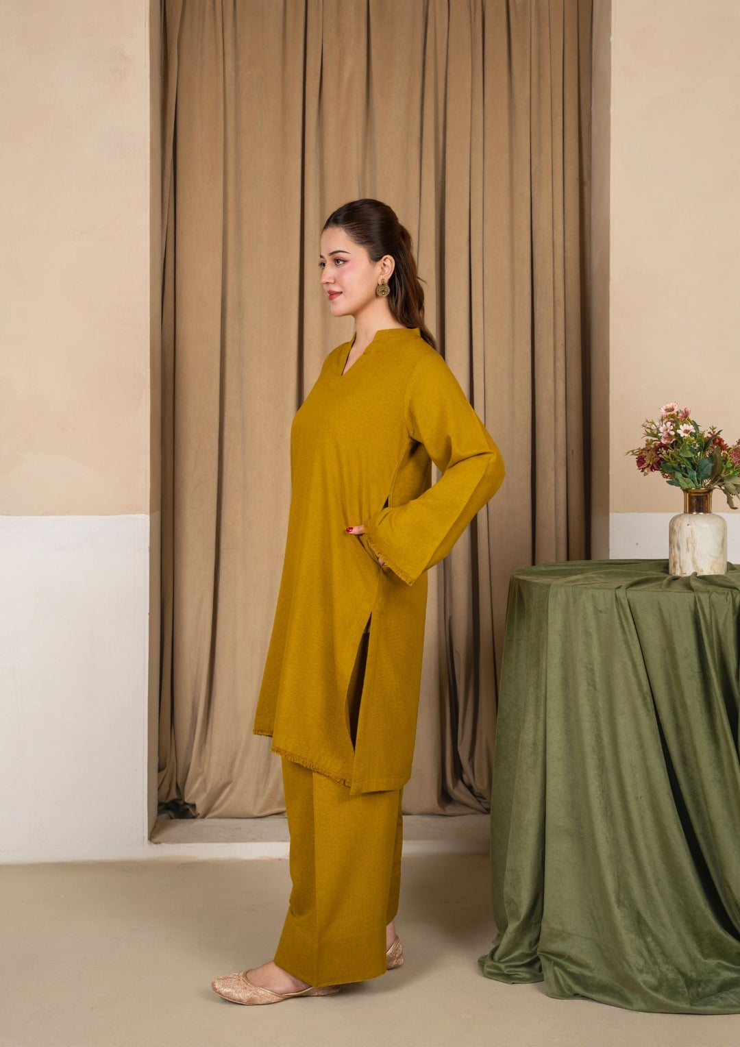 2pc Alpine Karandi with Farshi Shalwar ROZ-W25-0008