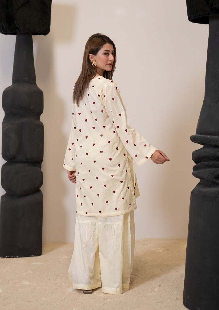 2Pc Embroidered Lawn Cream RIW-R26-0037