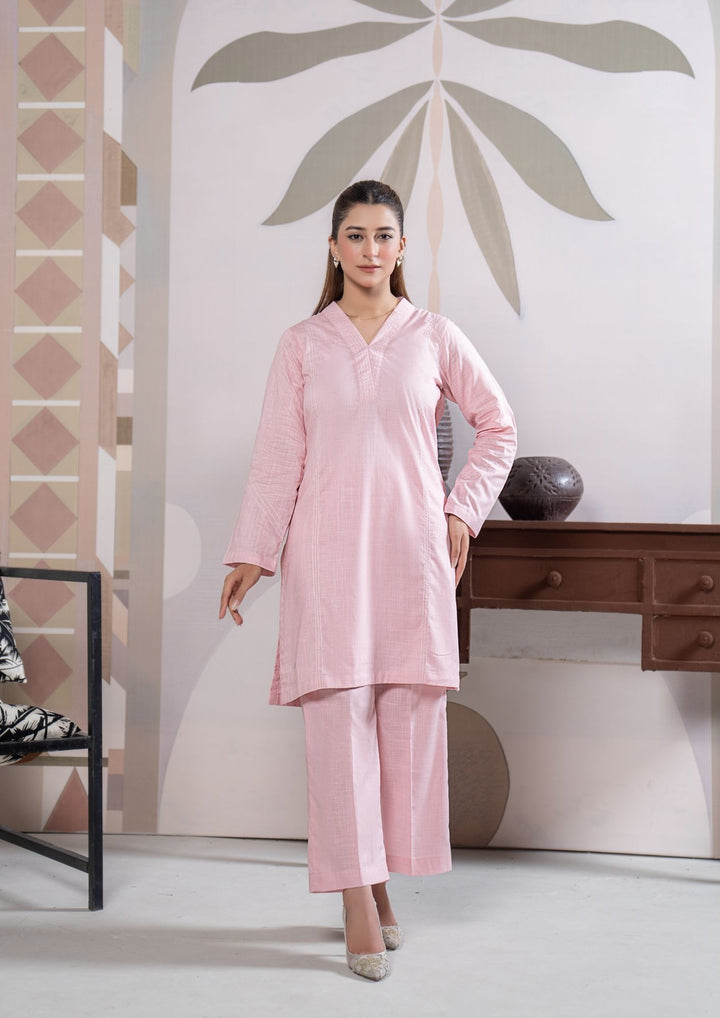 2Pc Cotton Lawn Light Peach ROZ-R26-0001
