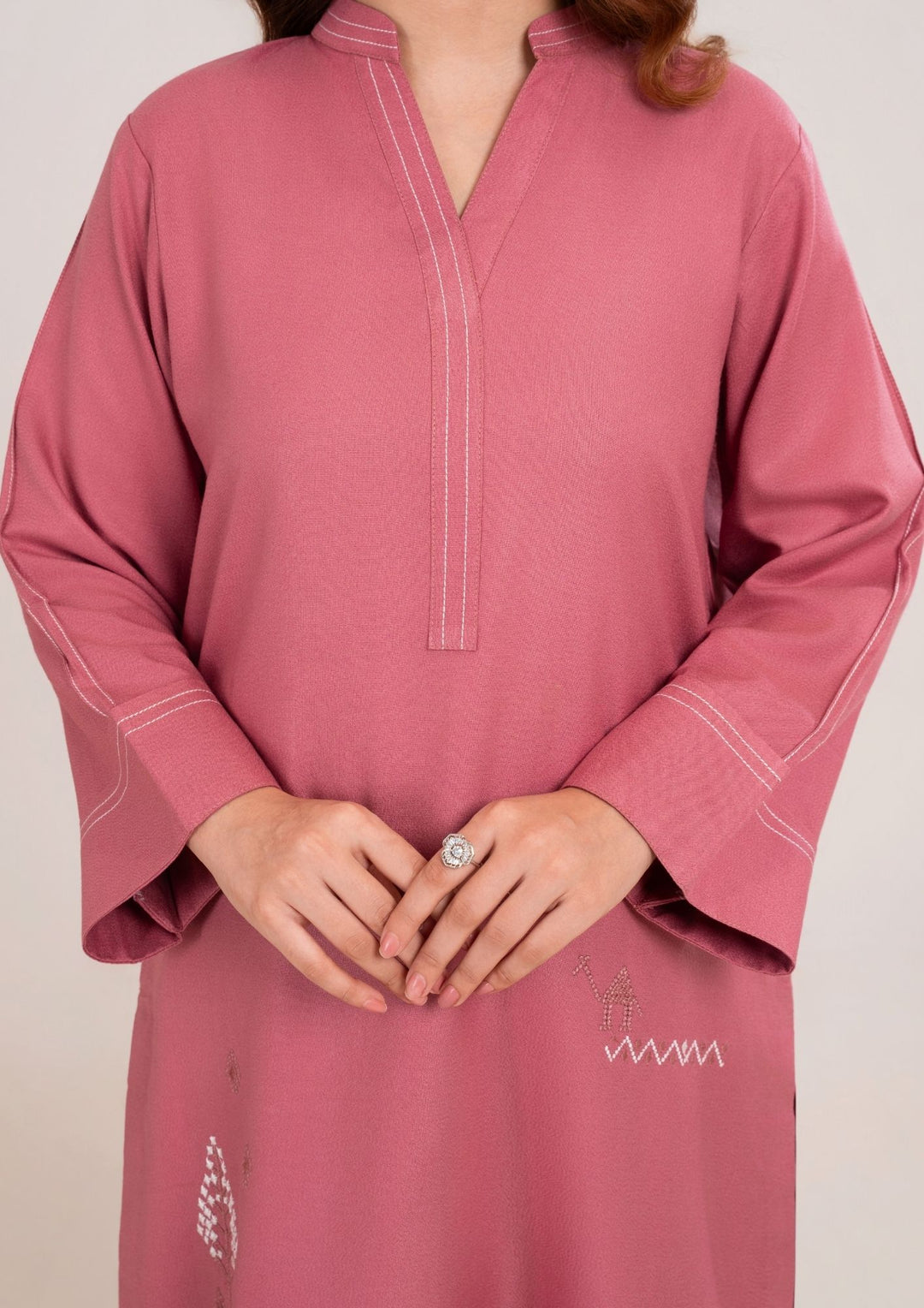 2Pc Embroidered Alpine Wool JUPITER-F25-0025