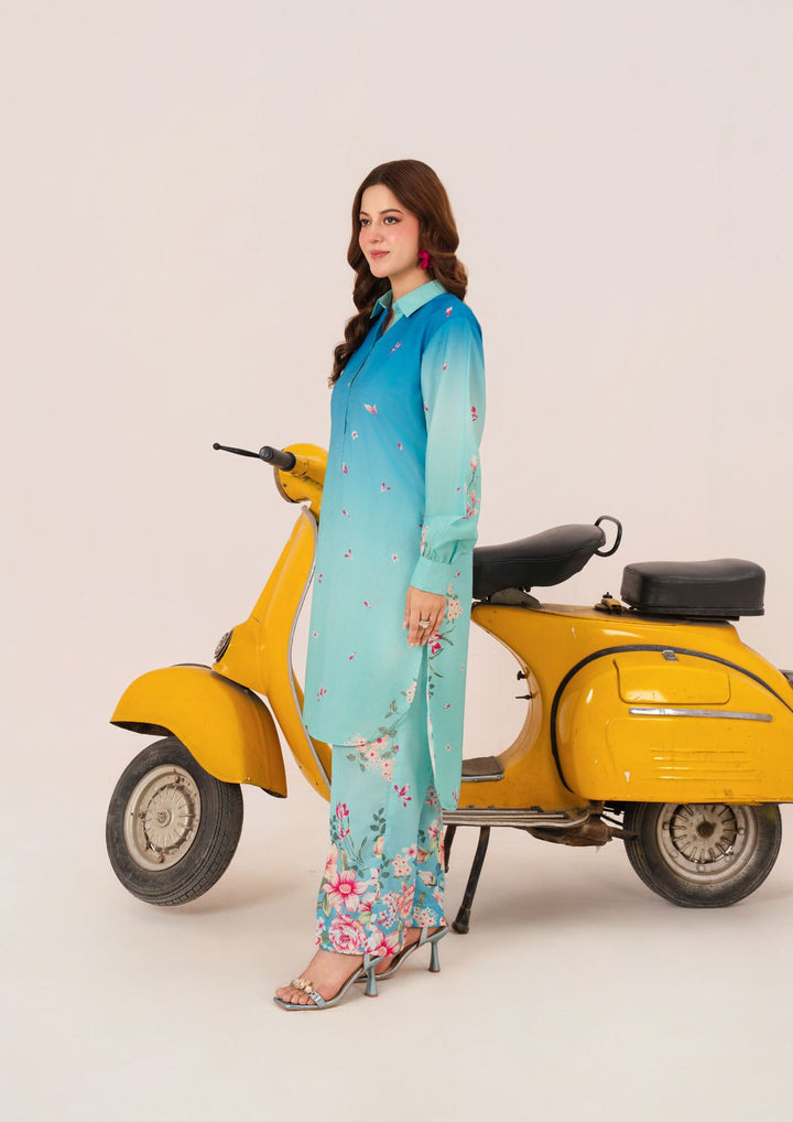 2Pc Printed Arabic Silk AMJ-S26-0001