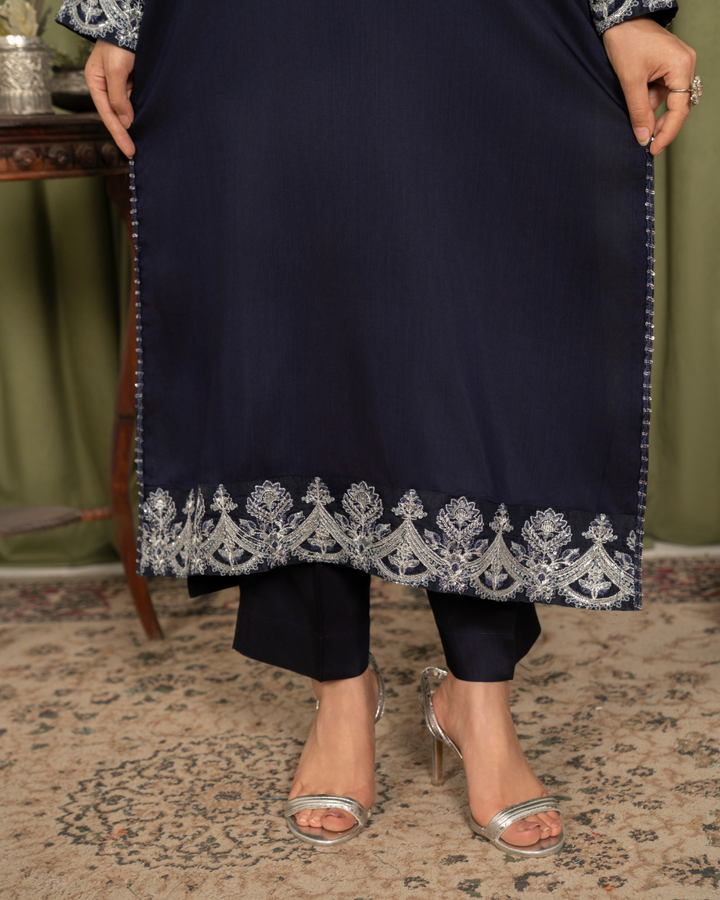 3Pc Embroidered Silk Viscose FATAH-F25-0017