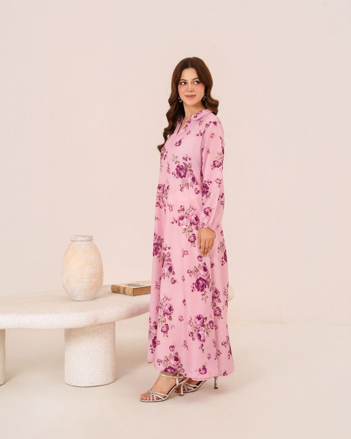 1Pc Digital Print Swiss Silk Long Tunic JUPITER-F25-0037