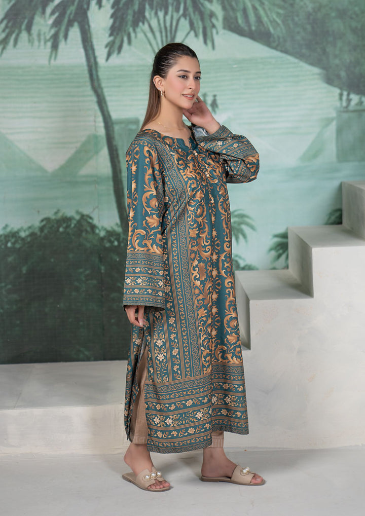 1Pc Digital Print Arabic Lawn Kaftan JUPITER-S26-0008