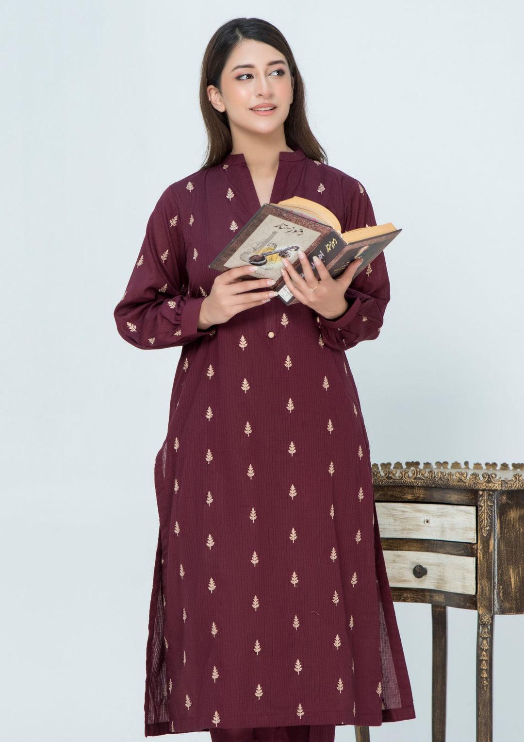 2 Pc Embroidered Lawn Cotton ELD-W25-0010