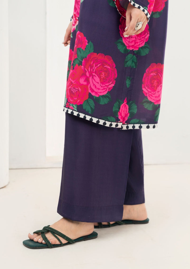 2Pc Printed Arabic Silk AML-W25-0045