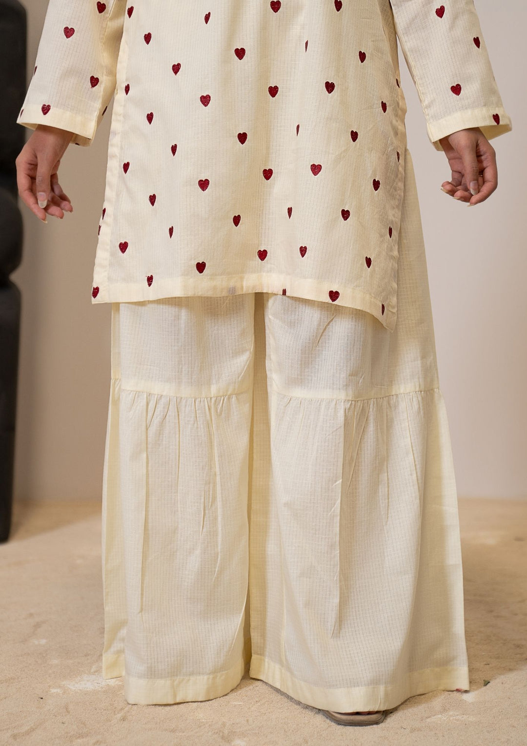 2Pc Embroidered Lawn Cream RIW-R26-0037