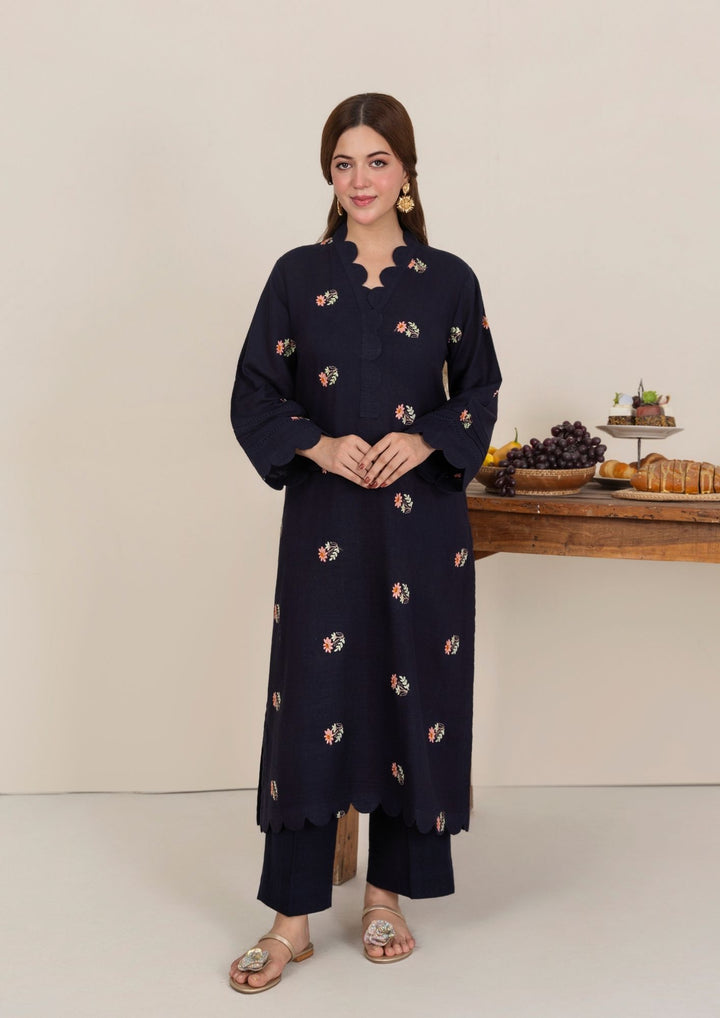 2pc Multi Embroidered Khaddar AML-W25-0007