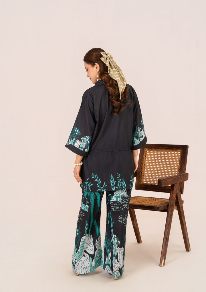 2Pc Printed Arabic Silk AMJ-S26-0006