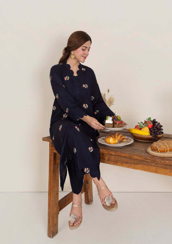 2pc Multi Embroidered Khaddar AML-W25-0007