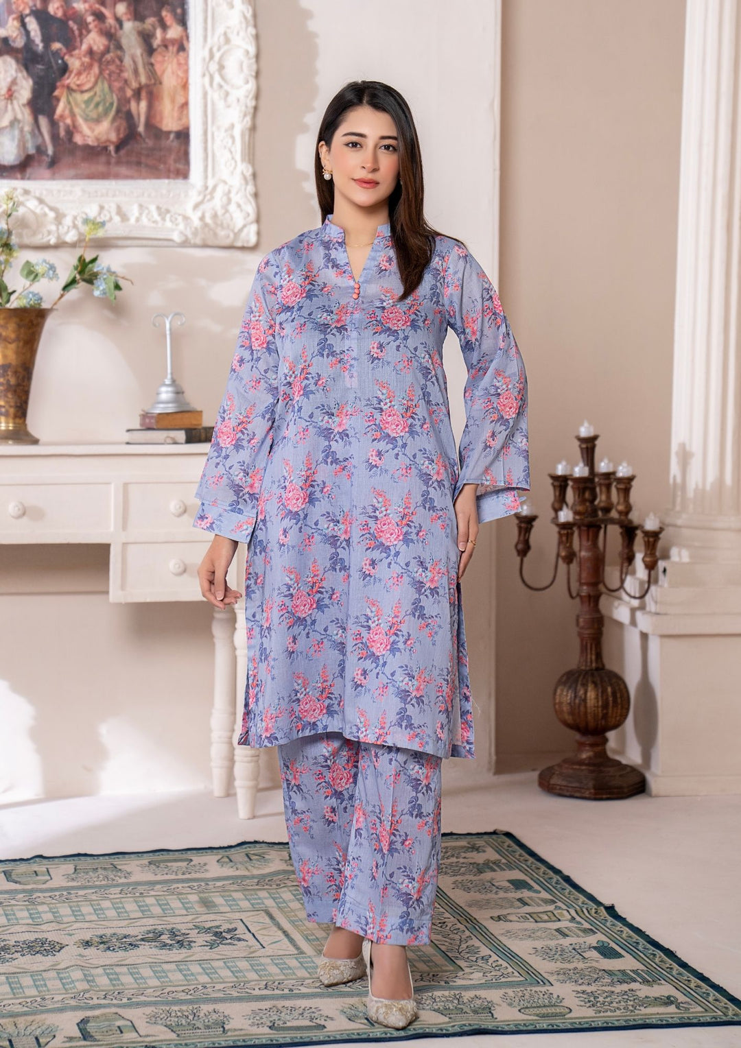 2Pc Digital Print Lawn Gulmeena-G26-0026