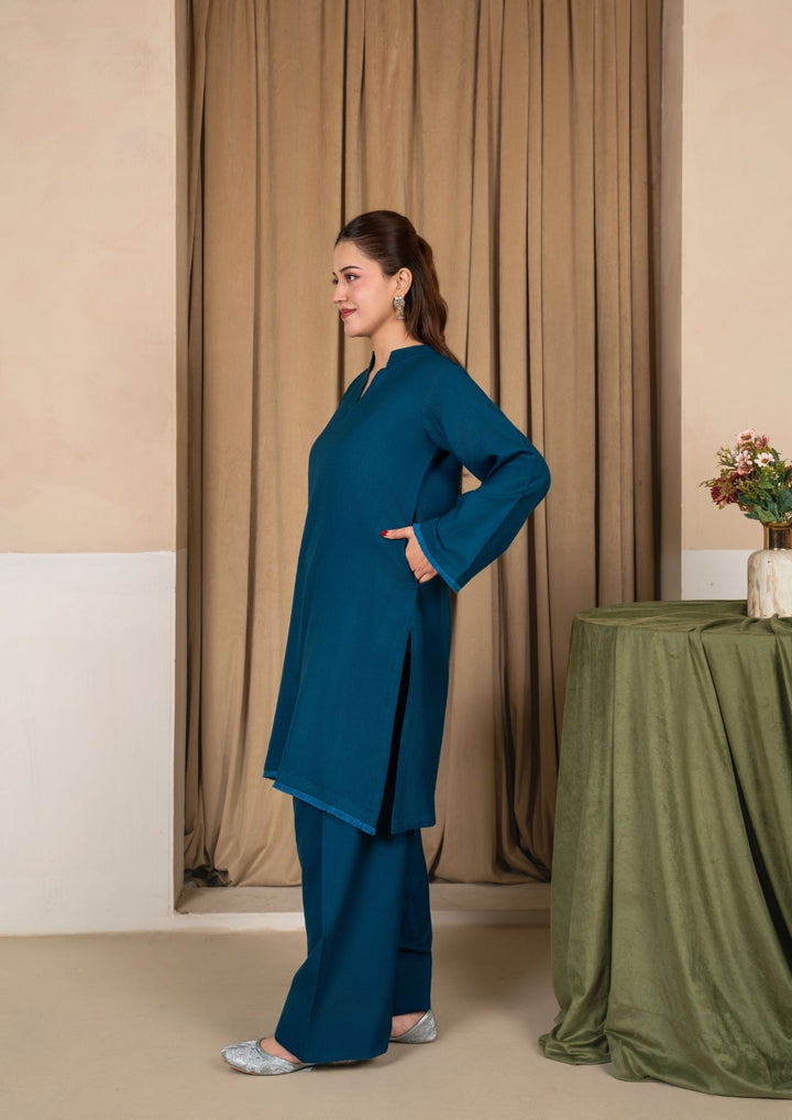 2pc Alpine Karandi with Farshi Shalwar ROZ-W25-0009