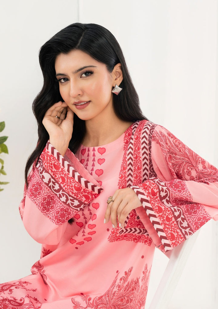 2Pc Printed Arabic Silk AML-W25-0046