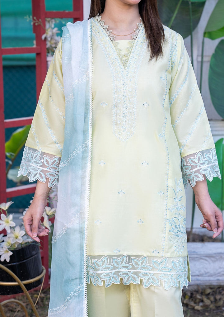 3Pc Embroidered Lawn with Tie&Dye Chiffon Dupatta SUM-M26-0005
