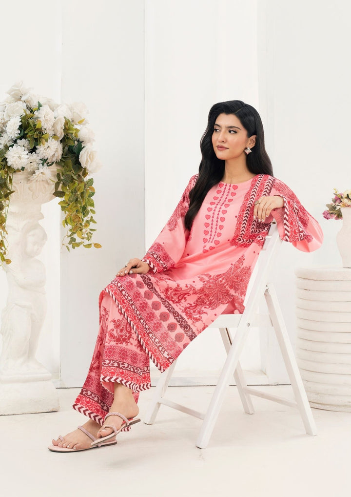 2Pc Printed Arabic Silk AML-W25-0046