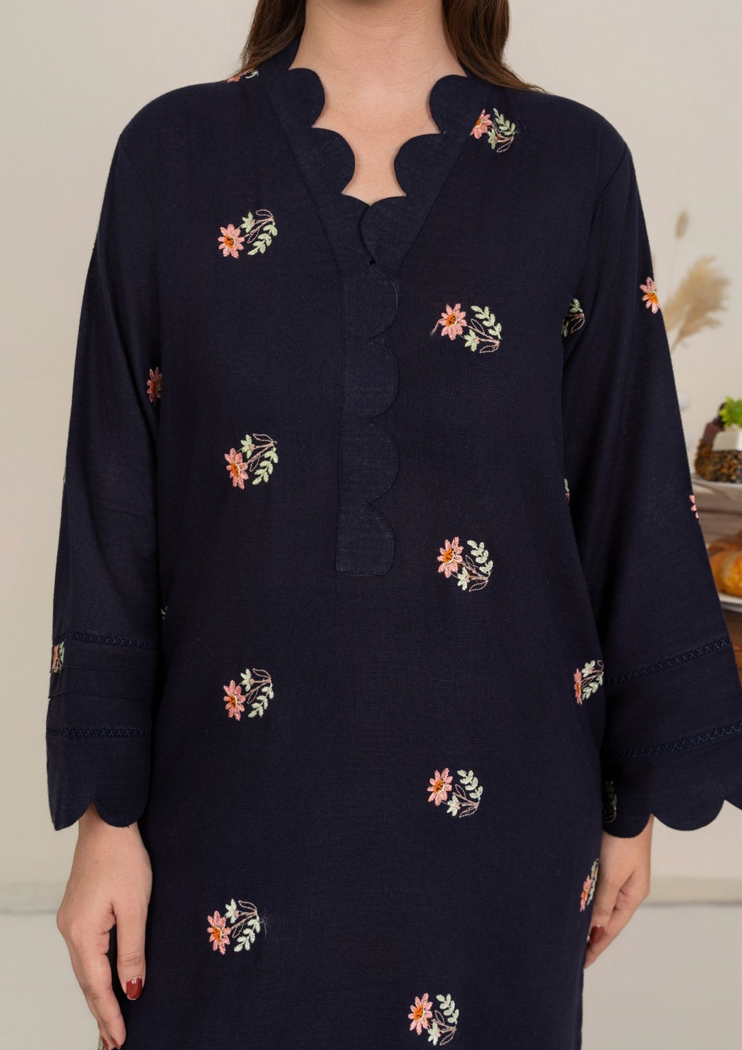 2pc Multi Embroidered Khaddar AML-W25-0007
