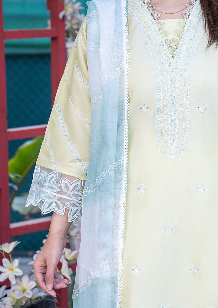 3Pc Embroidered Lawn with Tie&Dye Chiffon Dupatta SUM-M26-0005