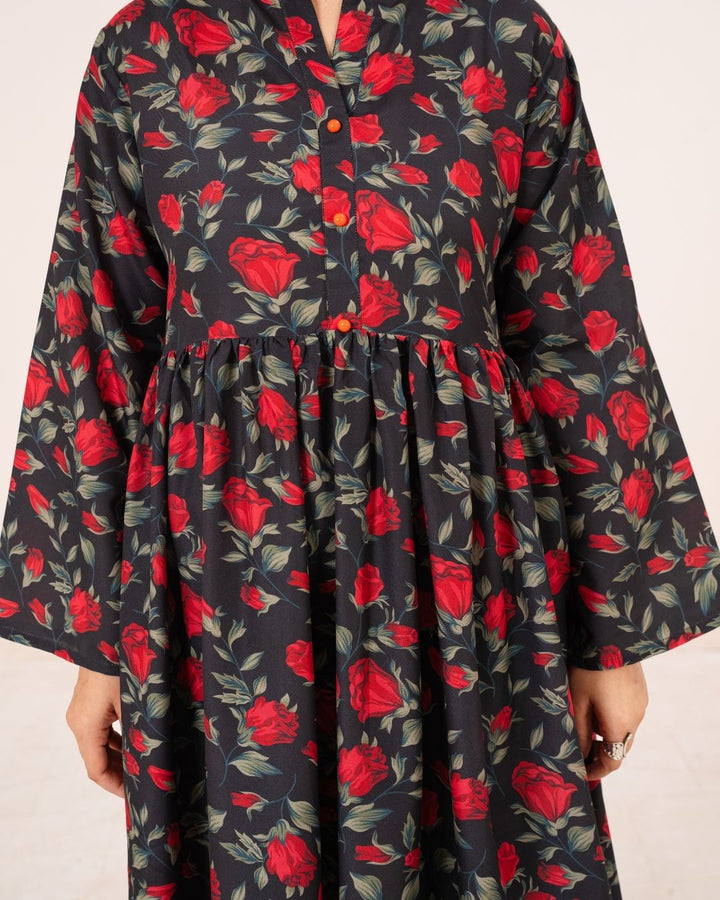 1Pc Digital Print Swiss Silk Long Tunic JUPITER-F25-0042