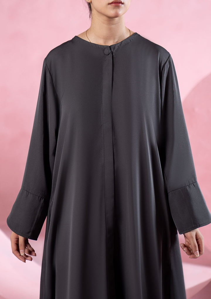 Charcoal Classic Abaya ABL-A26-0007