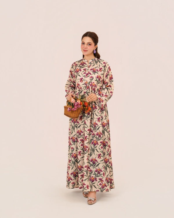 1Pc Digital Print Swiss Silk Long Tunic JUPITER-F25-0043