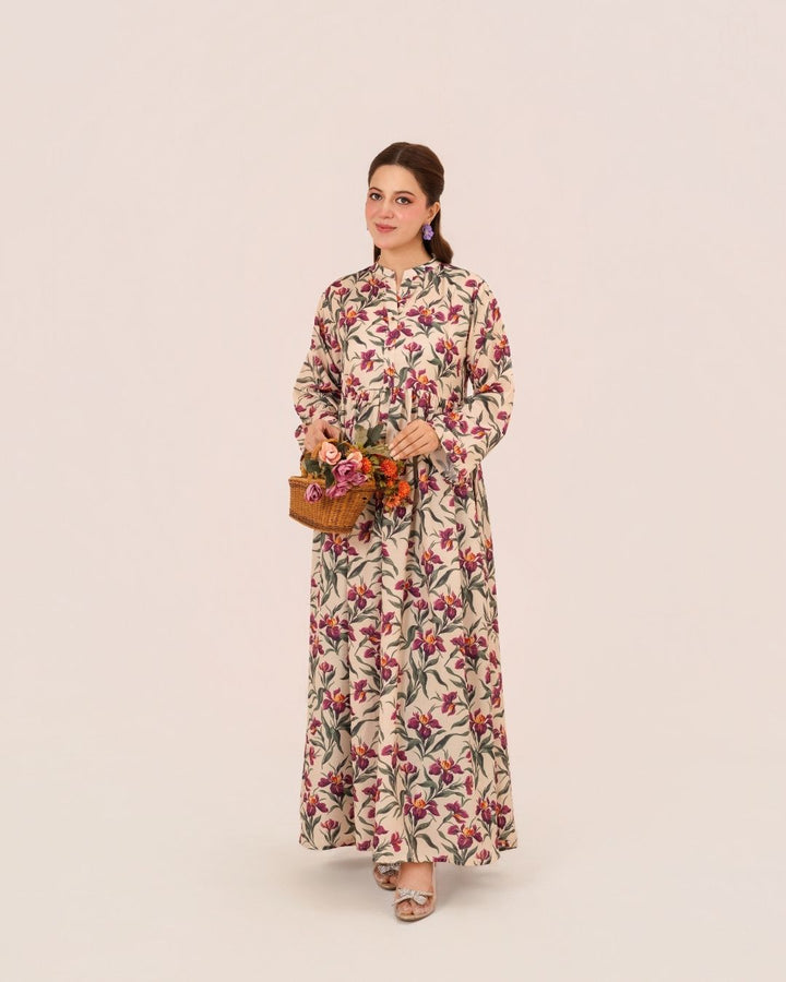 1Pc Digital Print Swiss Silk Long Tunic JUPITER-F25-0043