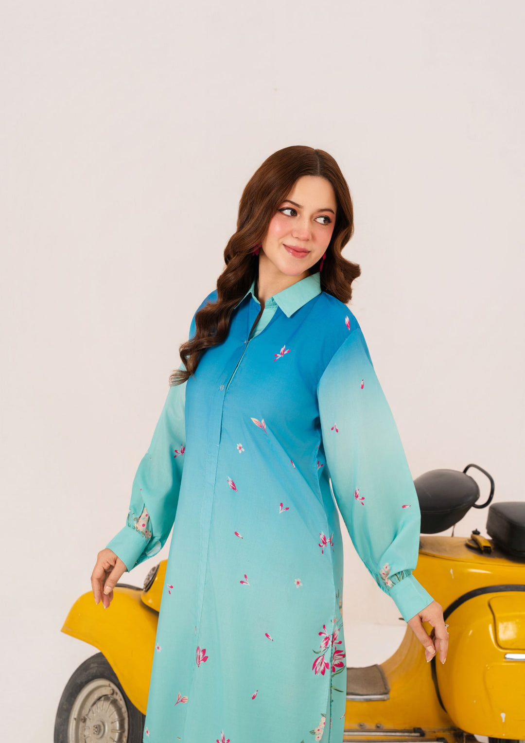 2Pc Printed Arabic Silk AMJ-S26-0001