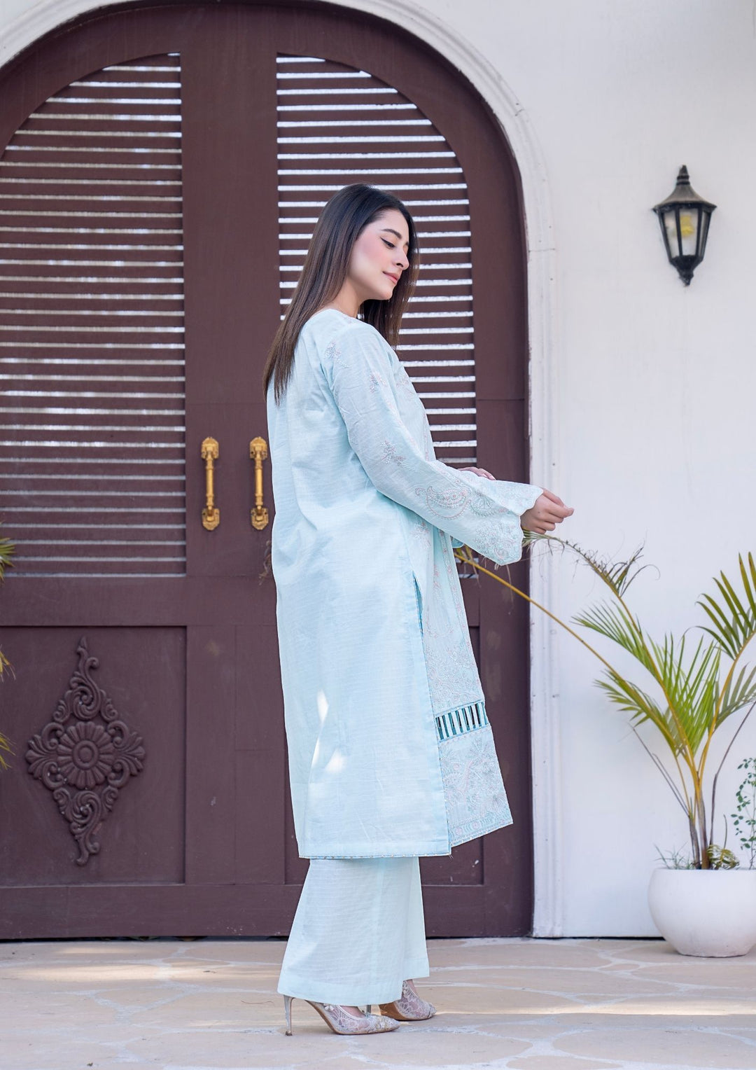 2Pc Embroidered Lawn SUM-M26-0006