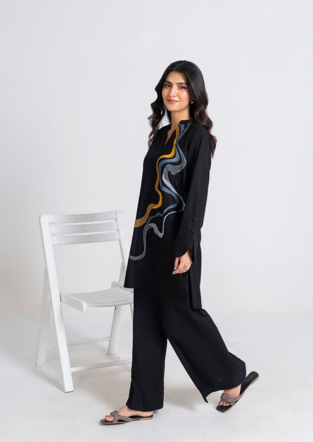 2Pc Embroidered Cambric JUPITER-F25-0018