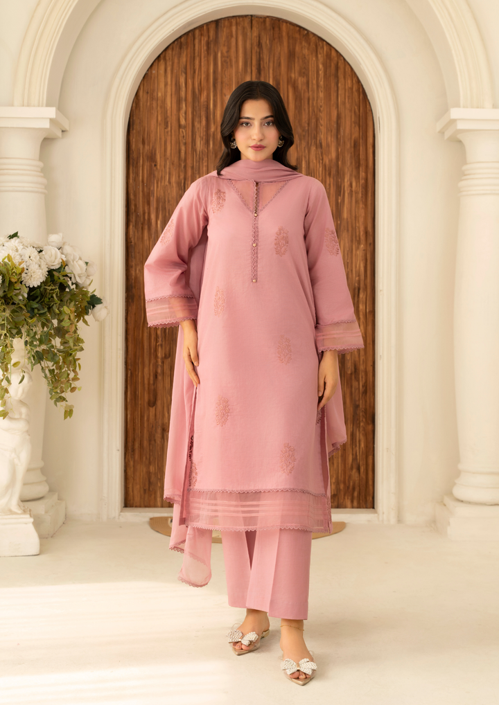 3Pc Embroidered Lawn FATAH-F25-0008