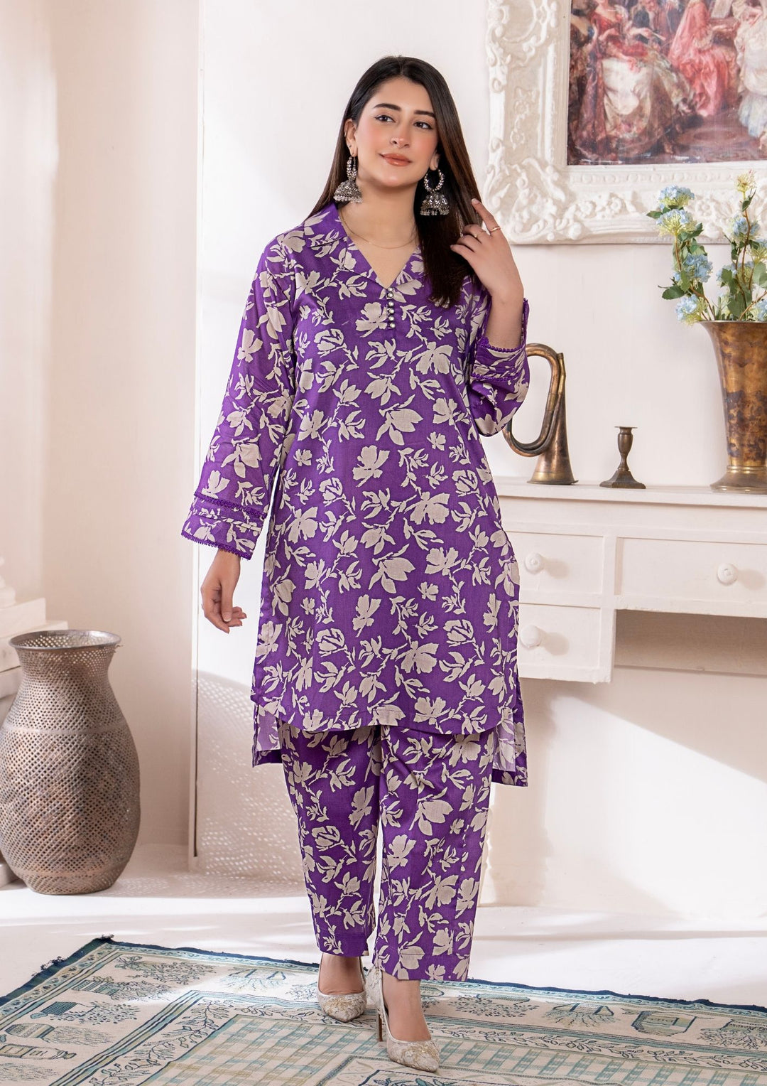 2Pc Digital Print Lawn Gulmeena-G26-0027