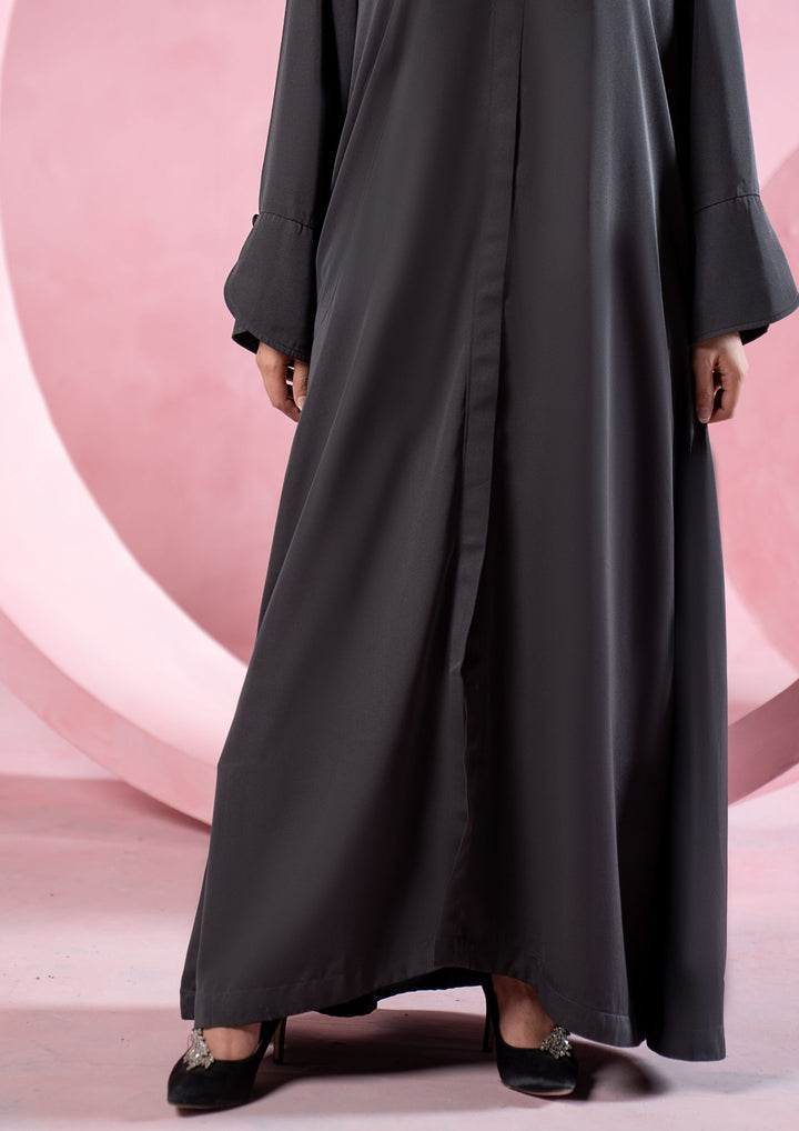 Charcoal Classic Abaya ABL-A26-0007