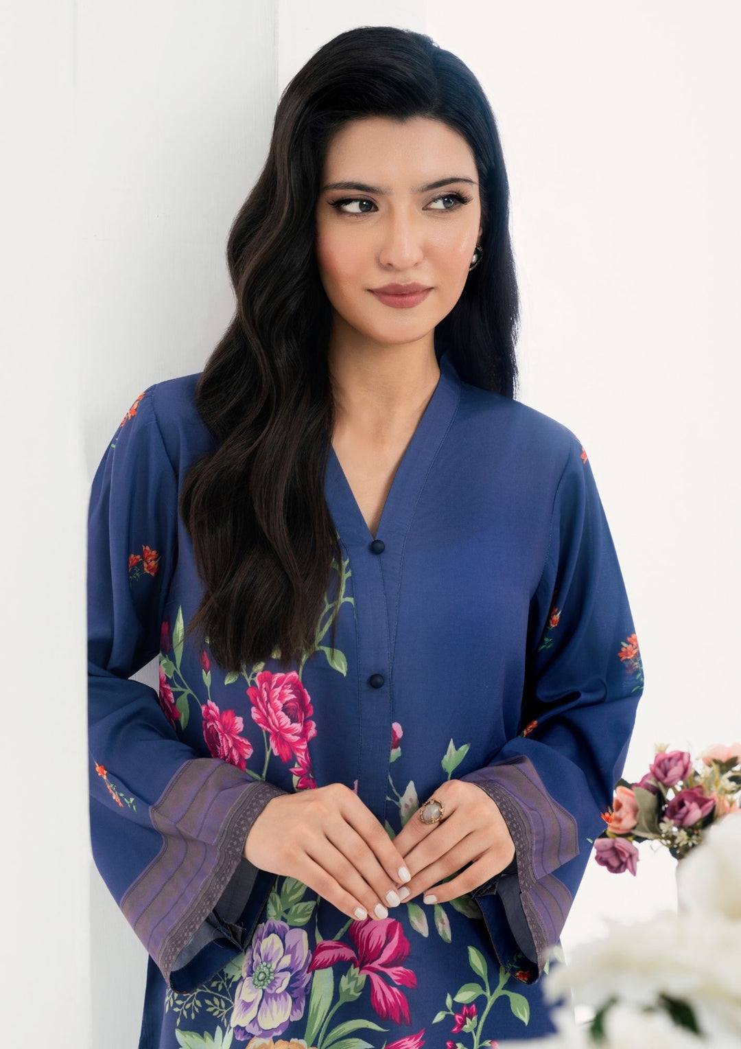 2Pc Printed Arabic Silk AML-W25-0047