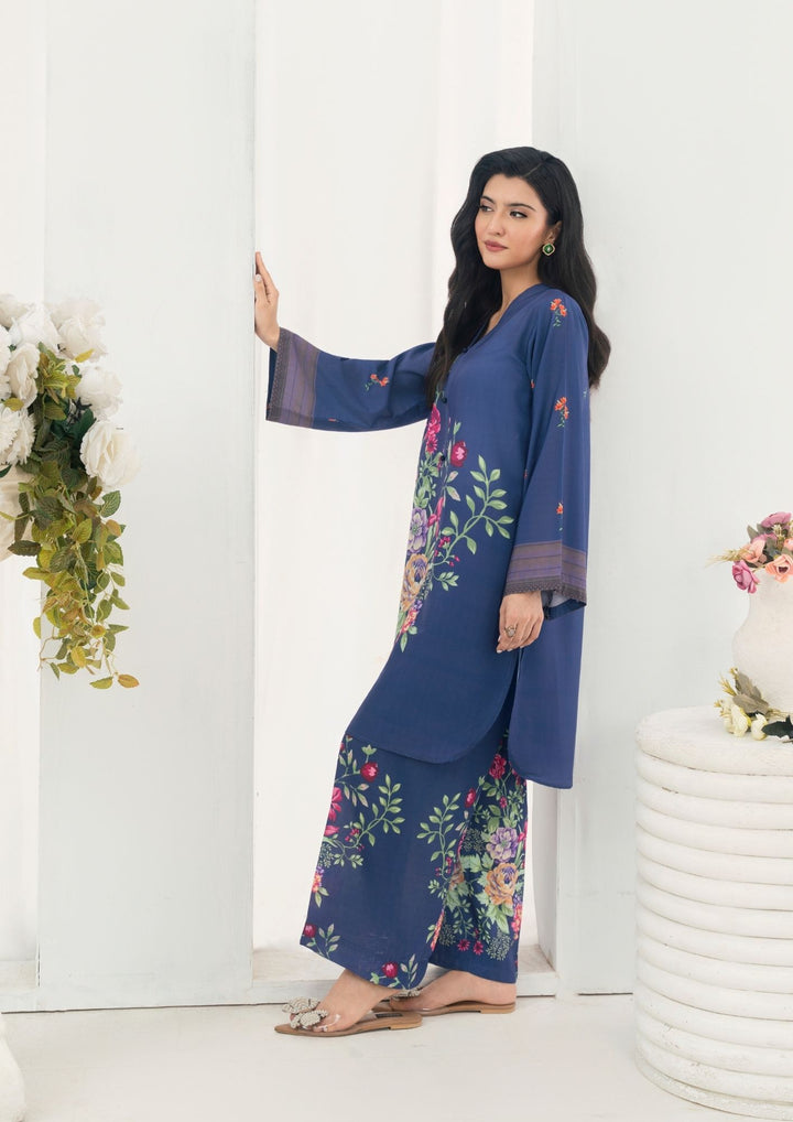 2Pc Printed Arabic Silk AML-W25-0047