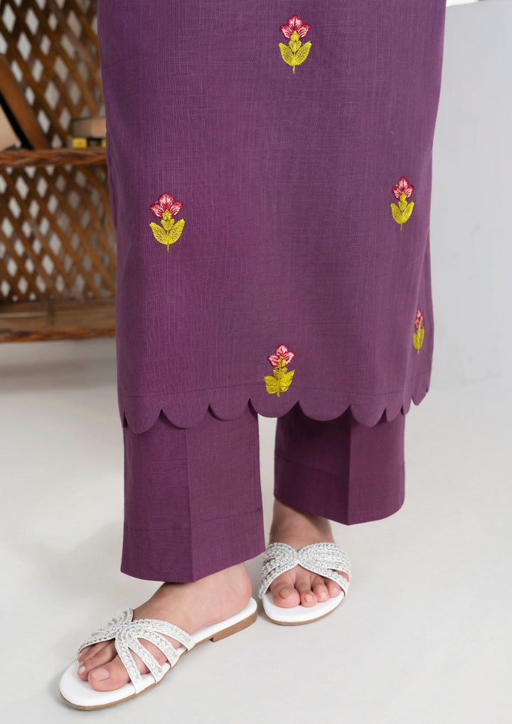 2pc Multi Embroidered Khaddar AML-W25-0008