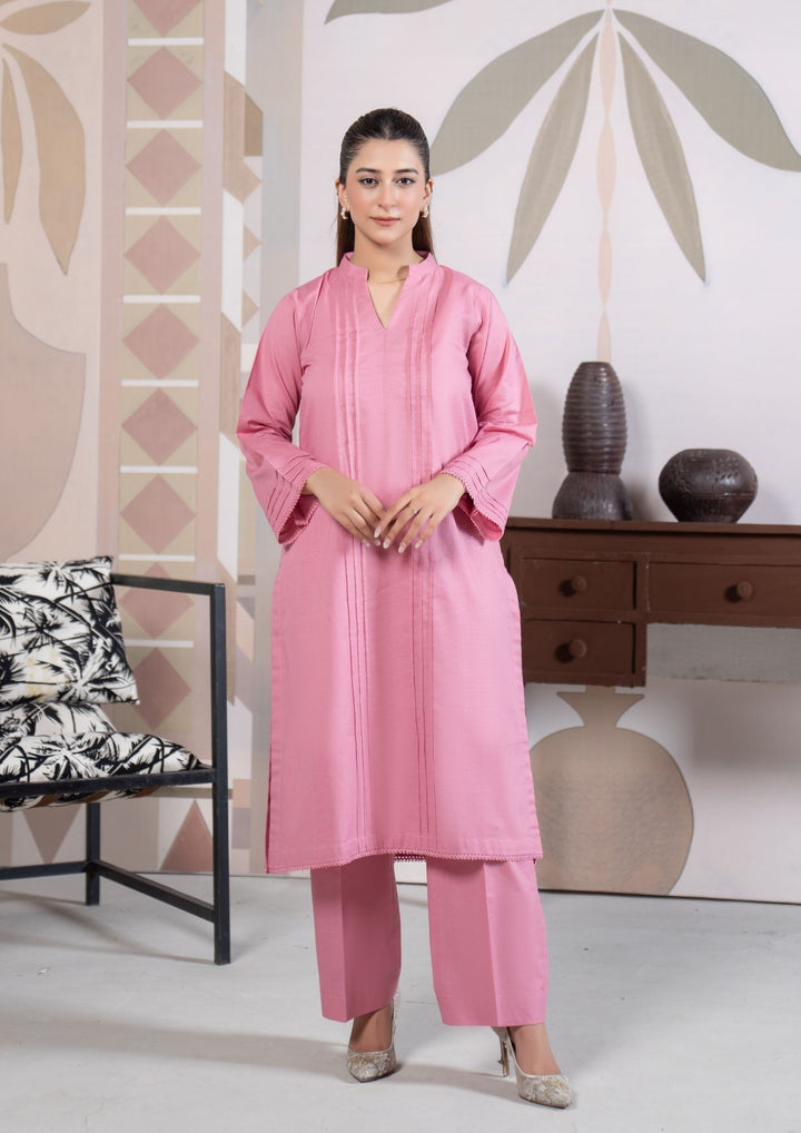 2Pc Cotton Lawn Rose Pink ROZ-R26-0004