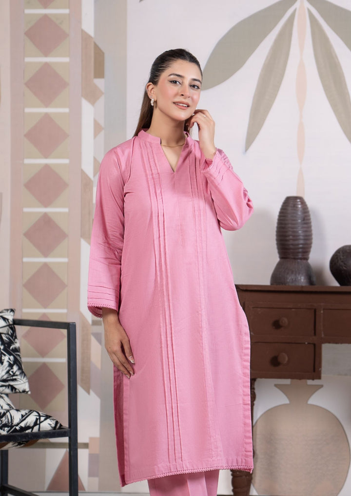 2Pc Cotton Lawn Rose Pink ROZ-R26-0004