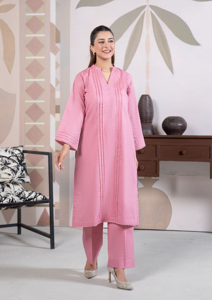 2Pc Cotton Lawn Rose Pink ROZ-R26-0004