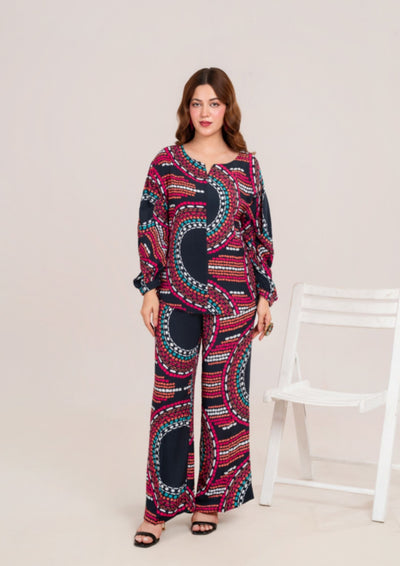 2Pc Digital Print Georgette JUPITER-F25-0032