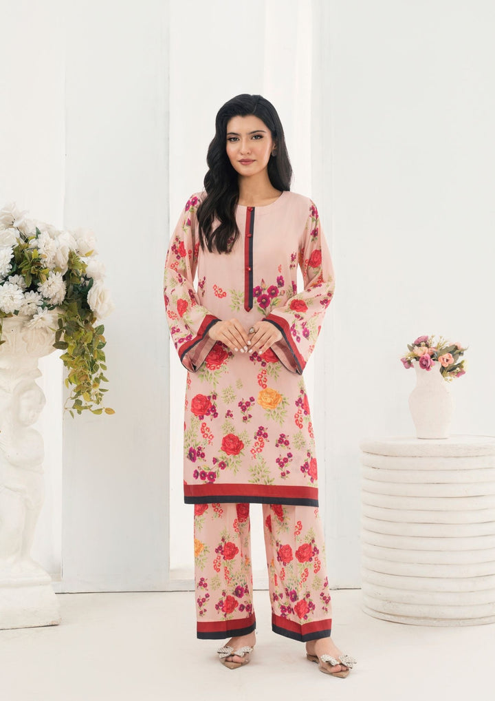 2Pc Printed Arabic Silk AML-W25-0048