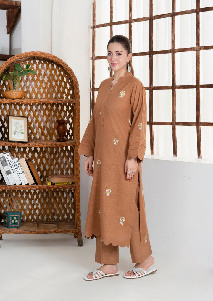 2pc Multi Embroidered Khaddar AML-W25-0009