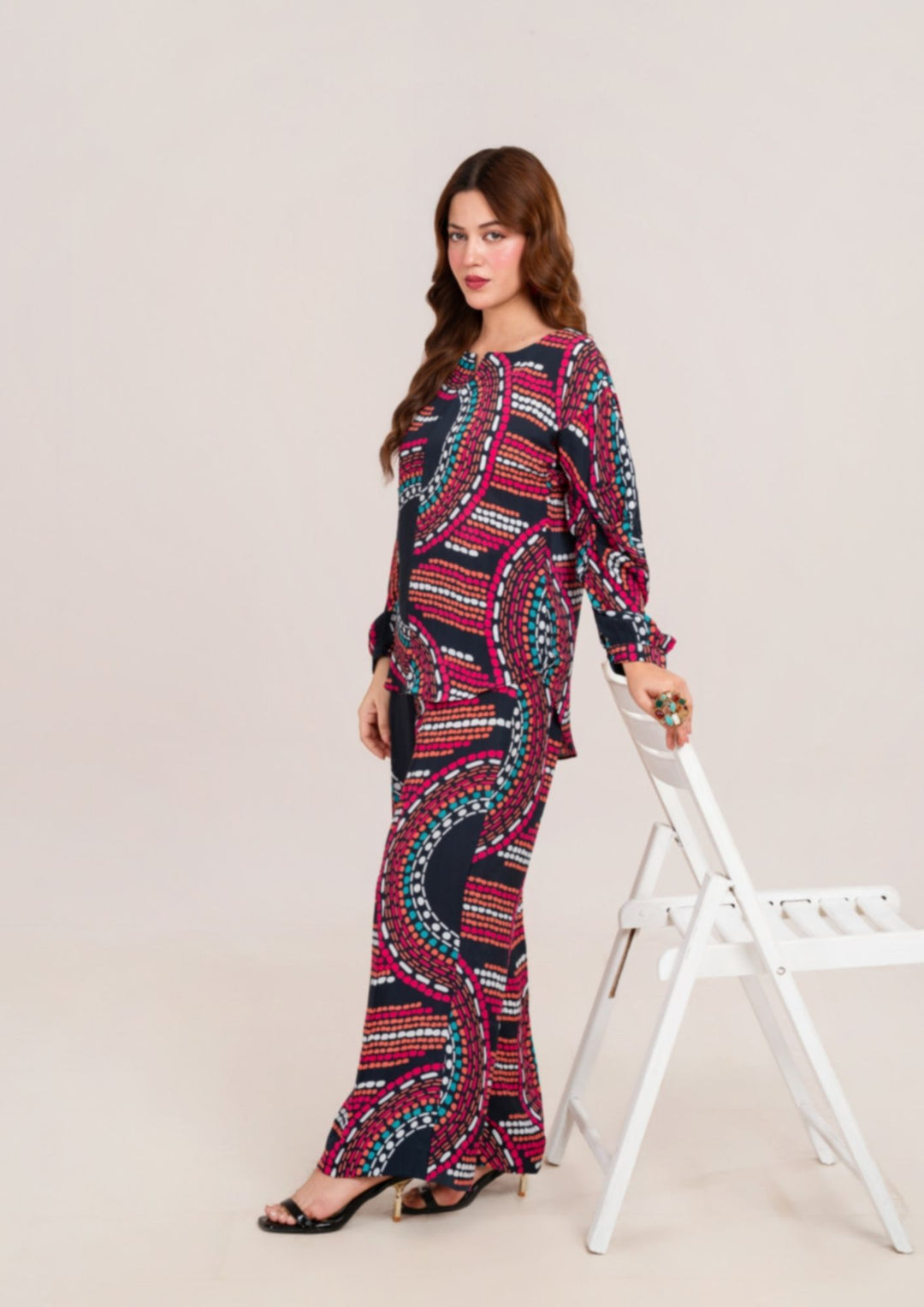 2Pc Digital Print Georgette JUPITER-F25-0032